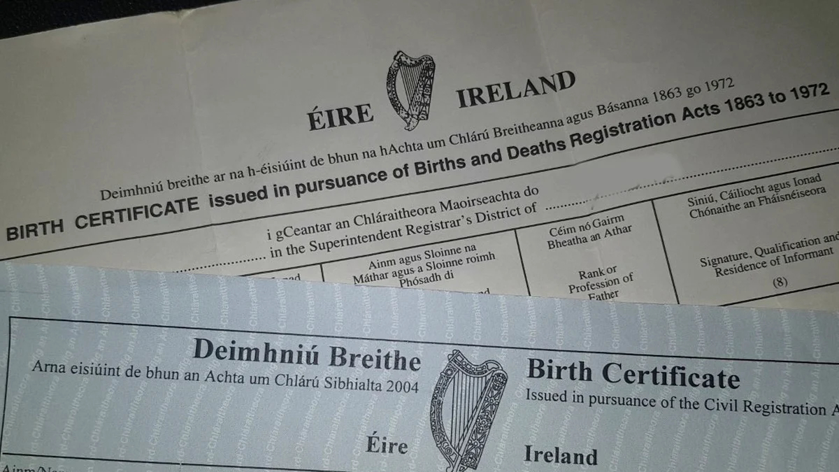 Order an Irish birth certificate online, buy irish birth certificate